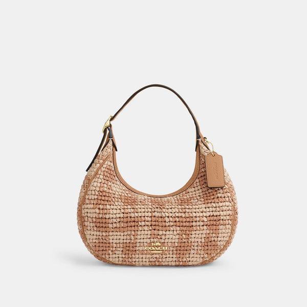 Emily Shoulder Bag with Gingham Print