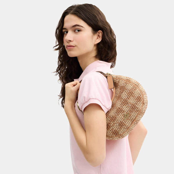 Emily Shoulder Bag with Gingham Print