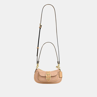 CEN11-Ashton Mini Shoulder Bag in Signature Leather-Im/Faded Blush