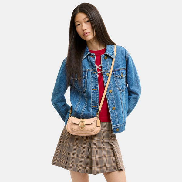 Ashton Mini Shoulder Bag in Signature Leather