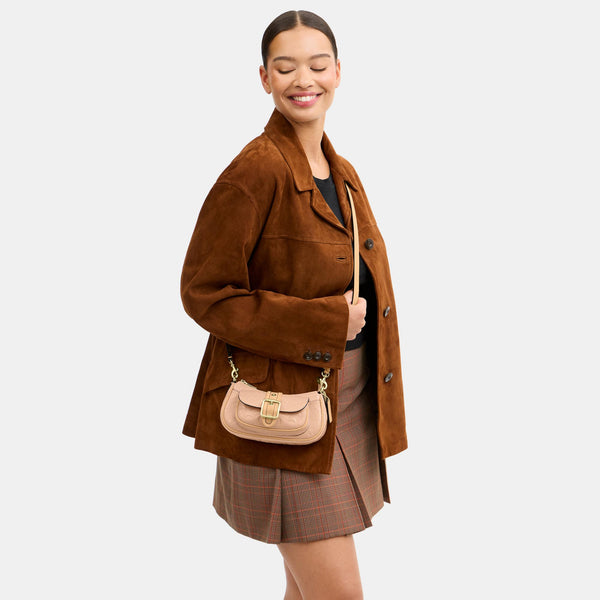 Ashton Mini Shoulder Bag in Signature Leather
