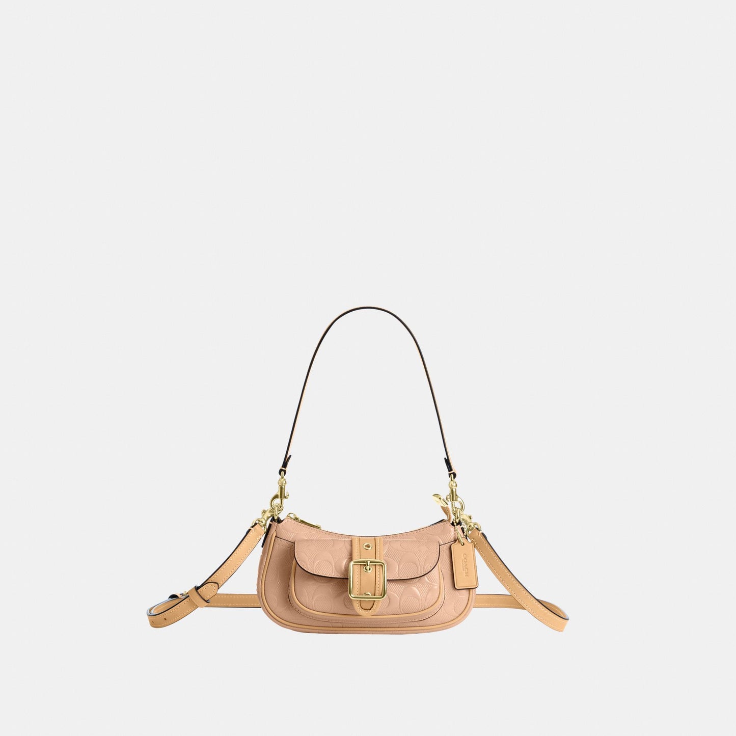 CEN11-Ashton Mini Shoulder Bag in Signature Leather-Im/Faded Blush