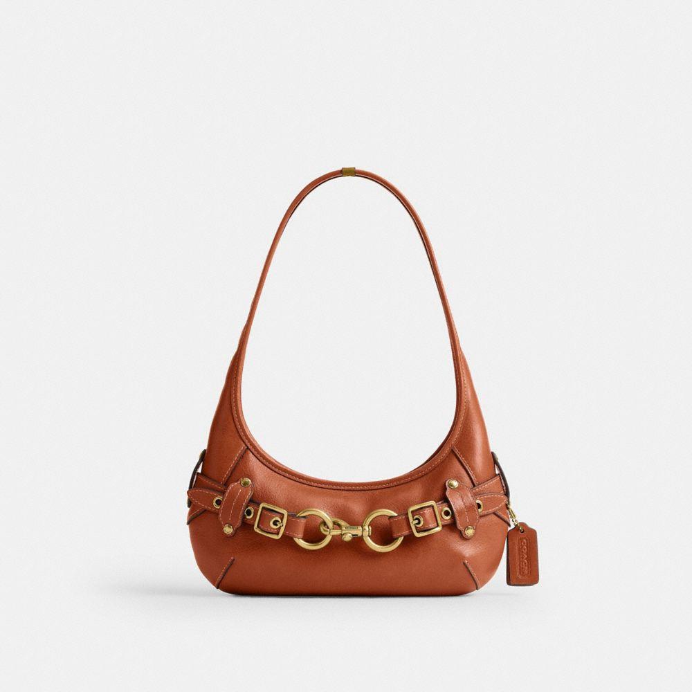 CEN80-Belted Ergo Shoulder Bag 26-B4/Amber Brown