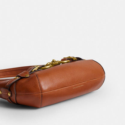 CEN80-Belted Ergo Shoulder Bag 26-B4/Amber Brown