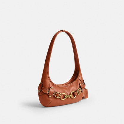 CEN80-Belted Ergo Shoulder Bag 26-B4/Amber Brown