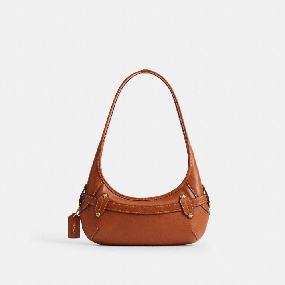 CEN80-Belted Ergo Shoulder Bag 26-B4/Amber Brown