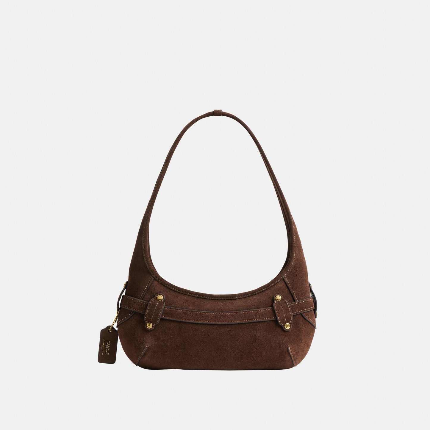 CEN81-Belted Ergo Shoulder Bag 26-B4/Dark Chocolate