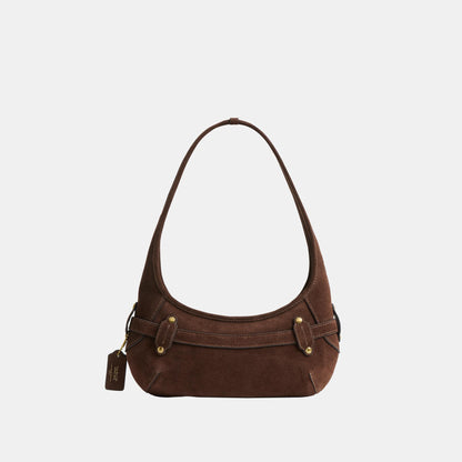 CEN81-Belted Ergo Shoulder Bag 26-B4/Dark Chocolate