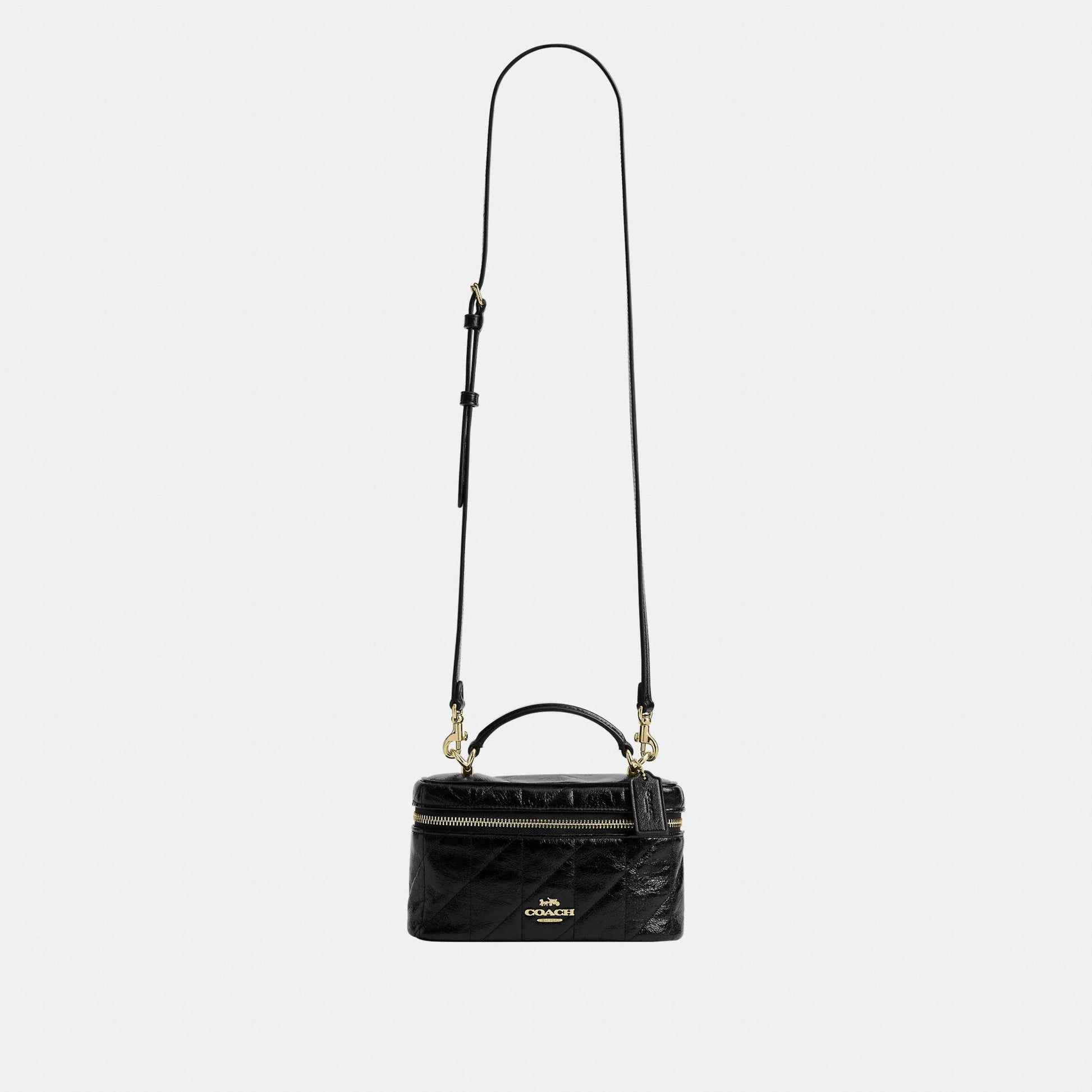 CEO22-Rainer Crossbody Bag 18 with Quilting-Im/Black
