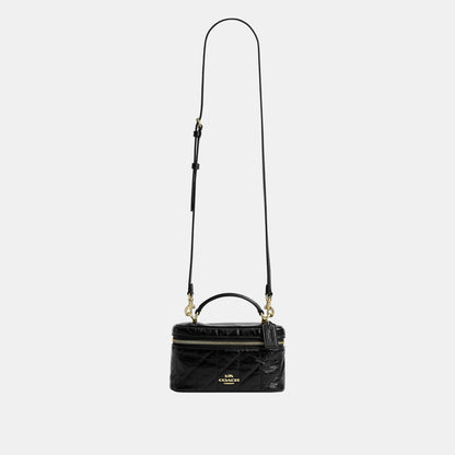 CEO22-Rainer Crossbody Bag 18 with Quilting-Im/Black