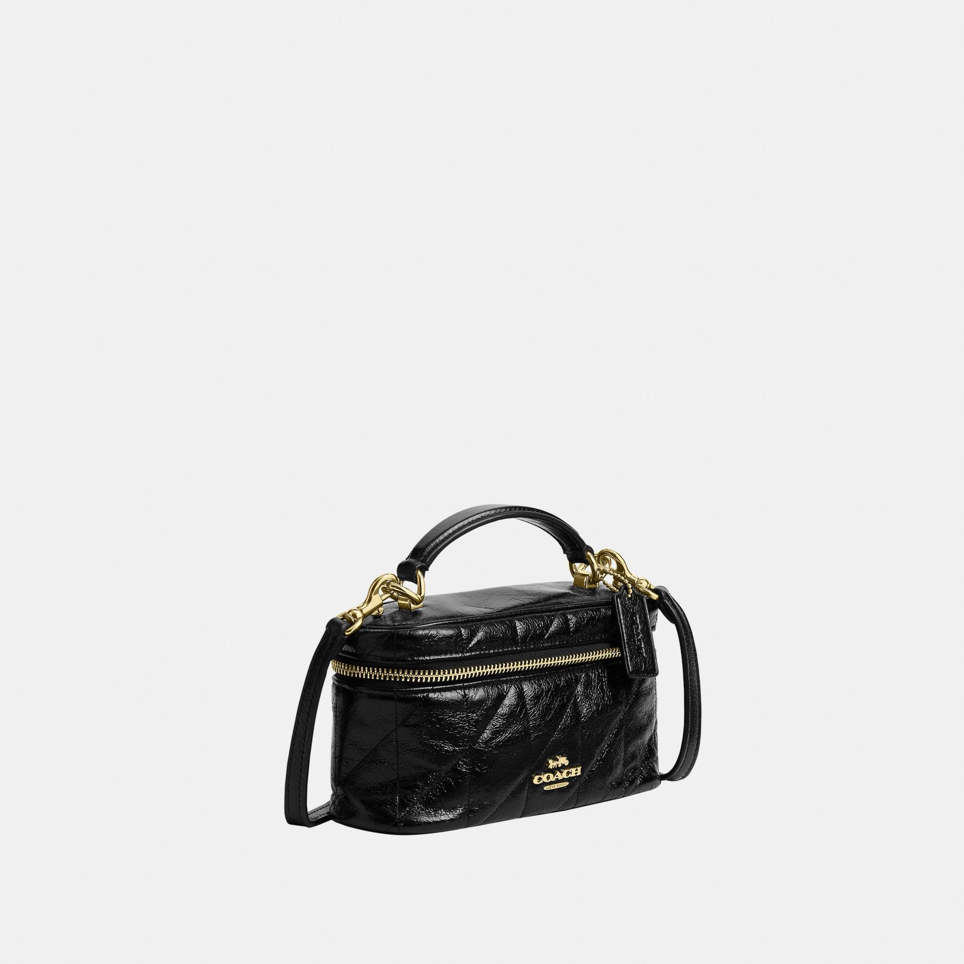 CEO22-Rainer Crossbody Bag 18 with Quilting-Im/Black