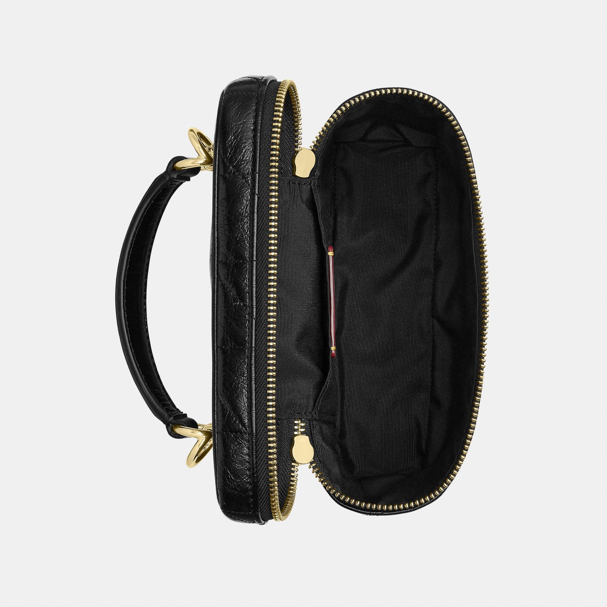 CEO22-Rainer Crossbody Bag 18 with Quilting-Im/Black