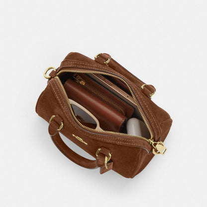 CEQ65-Mini Rowan Crossbody Bag-Im/Warm Brown