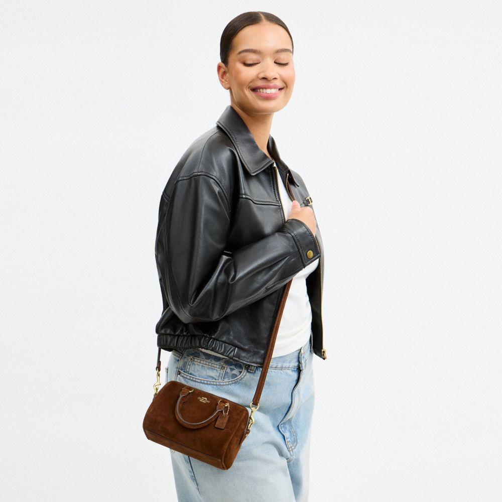 CEQ65-Mini Rowan Crossbody Bag-Im/Warm Brown