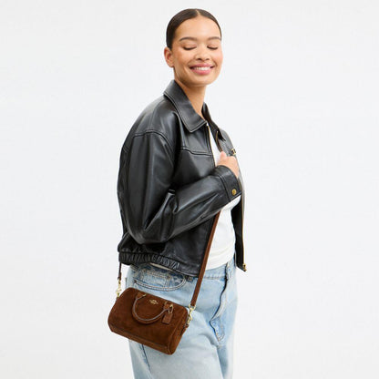 CEQ65-Mini Rowan Crossbody Bag-Im/Warm Brown