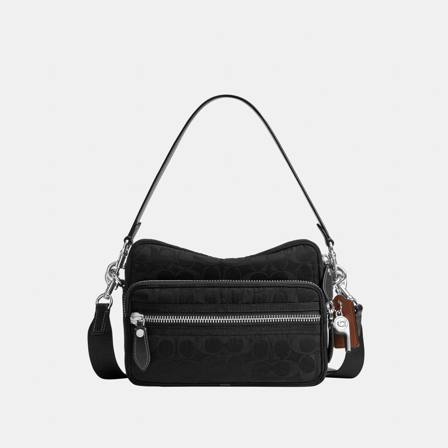CER09-Dakota Crossbody Bag in Signature Nylon-Black