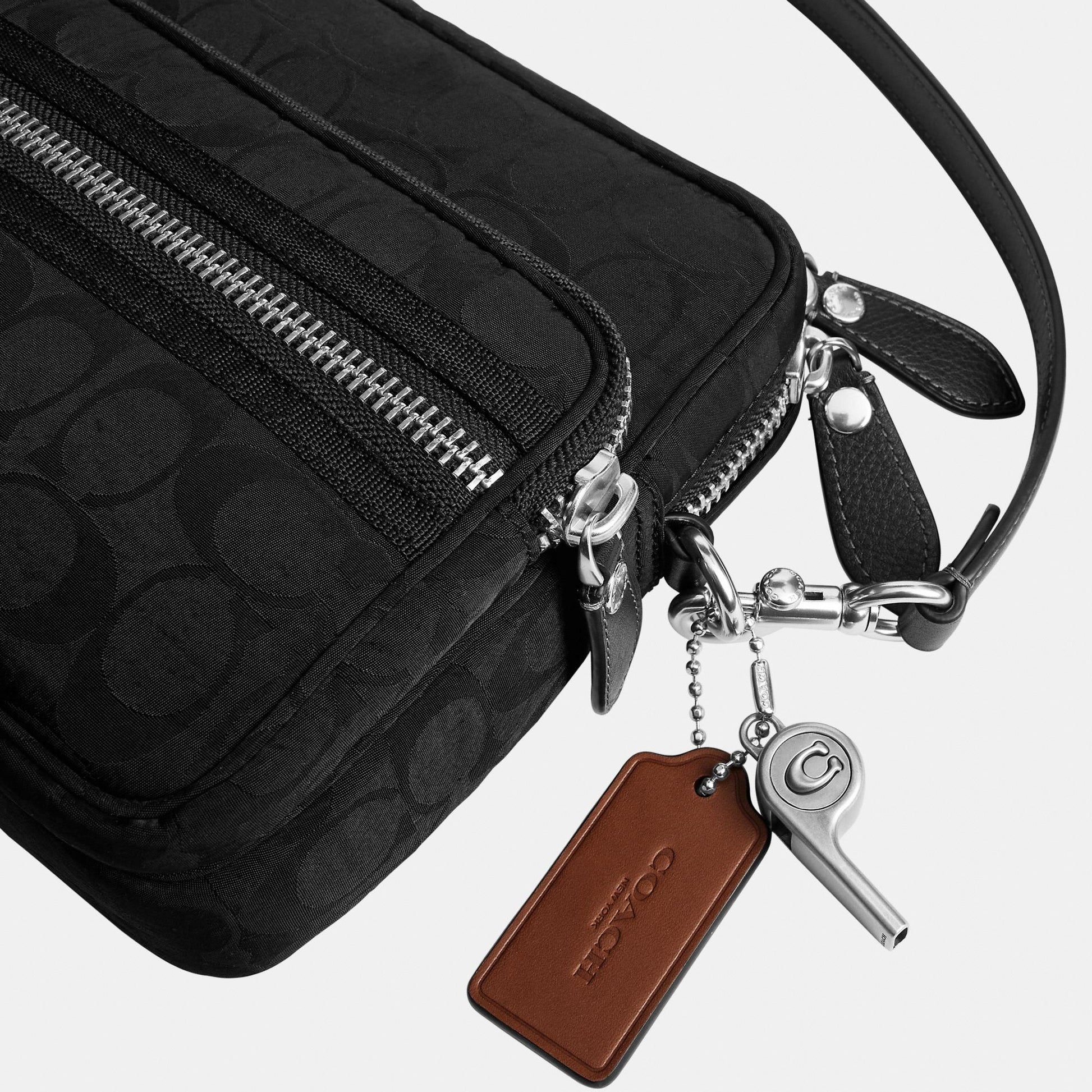 CER09-Dakota Crossbody Bag in Signature Nylon-Black