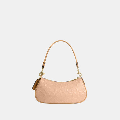 CER19-Ashton Shoulder Bag in Signature Patent Leather-Im/Faded Blush