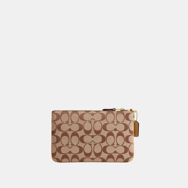 Signature Jacquard Essential Small Wristlet