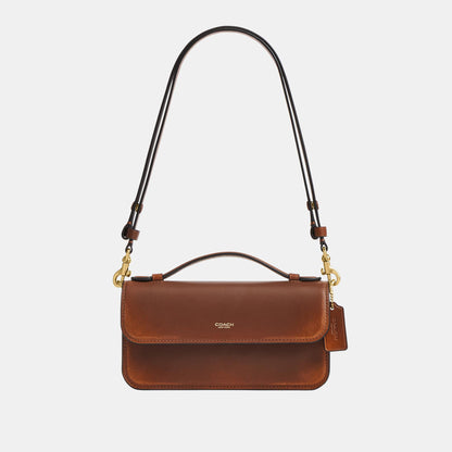 CER62-Elora Top Handle Crossbody Bag in Loved Leather-B4/Brown