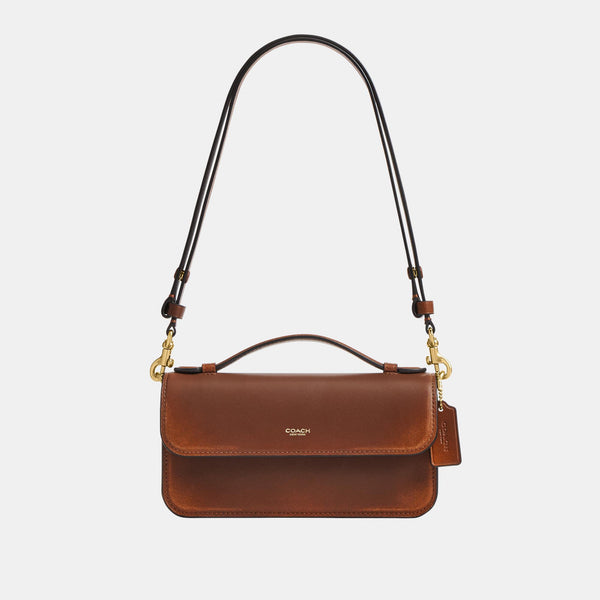 Elora Top Handle Crossbody Bag in Loved Leather