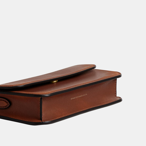 Elora Top Handle Crossbody Bag in Loved Leather