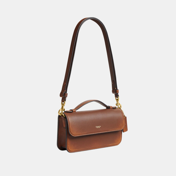 Elora Top Handle Crossbody Bag in Loved Leather