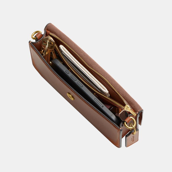 Elora Top Handle Crossbody Bag in Loved Leather