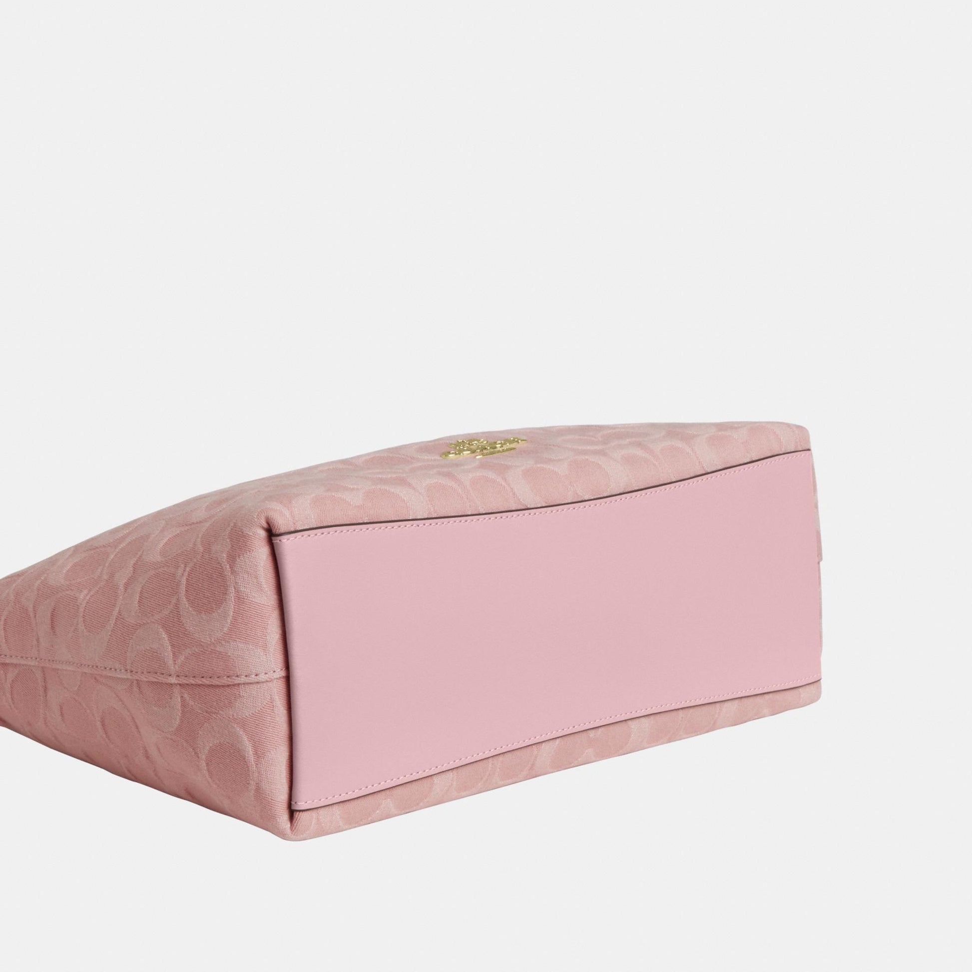 CER66-Laurel Shoulder Bag in Signature Denim-Im/Light Pink
