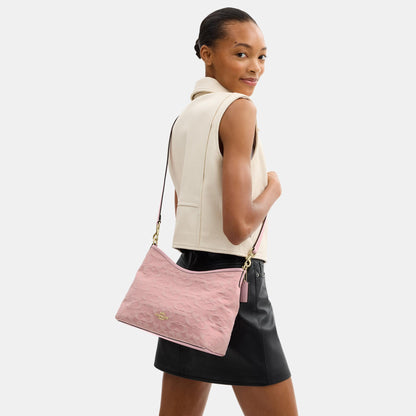 CER66-Laurel Shoulder Bag in Signature Denim-Im/Light Pink