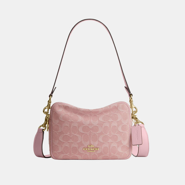 Carey Crossbody Bag in Signature Denim