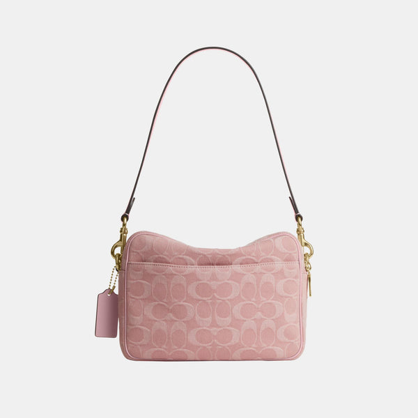 Carey Crossbody Bag in Signature Denim