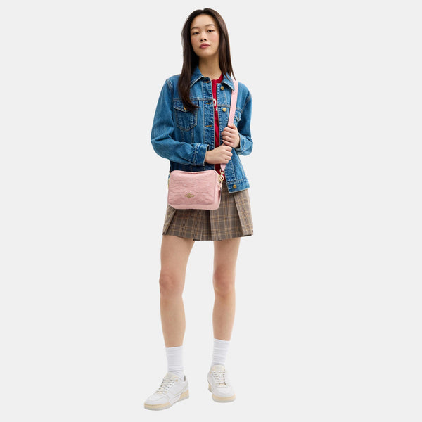 Carey Crossbody Bag in Signature Denim