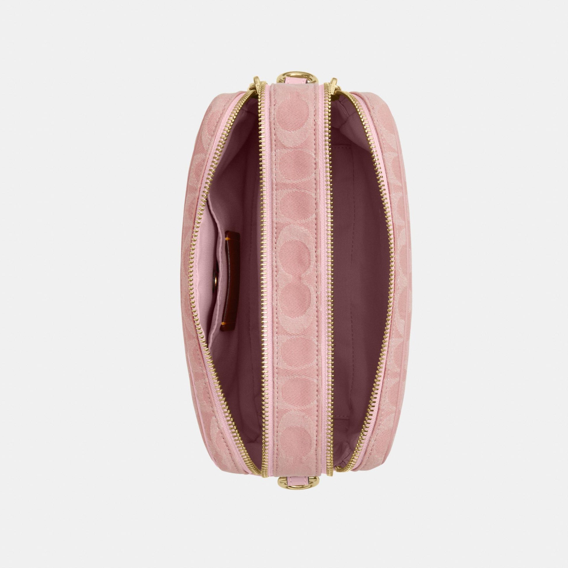 CER69-Carey Crossbody Bag in Signature Denim-Im/Light Pink