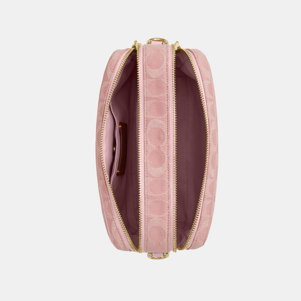 Carey Crossbody Bag in Signature Denim
