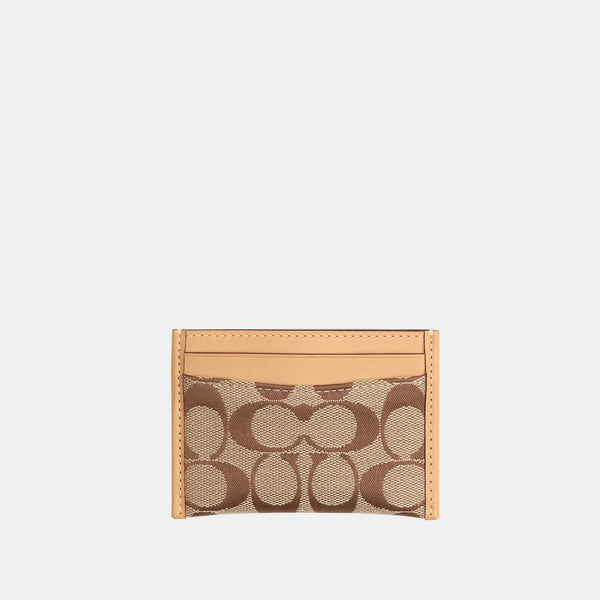 Essential Card Case in Signature Jacquard