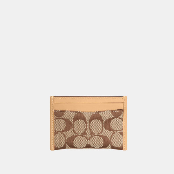 Essential Card Case in Signature Jacquard