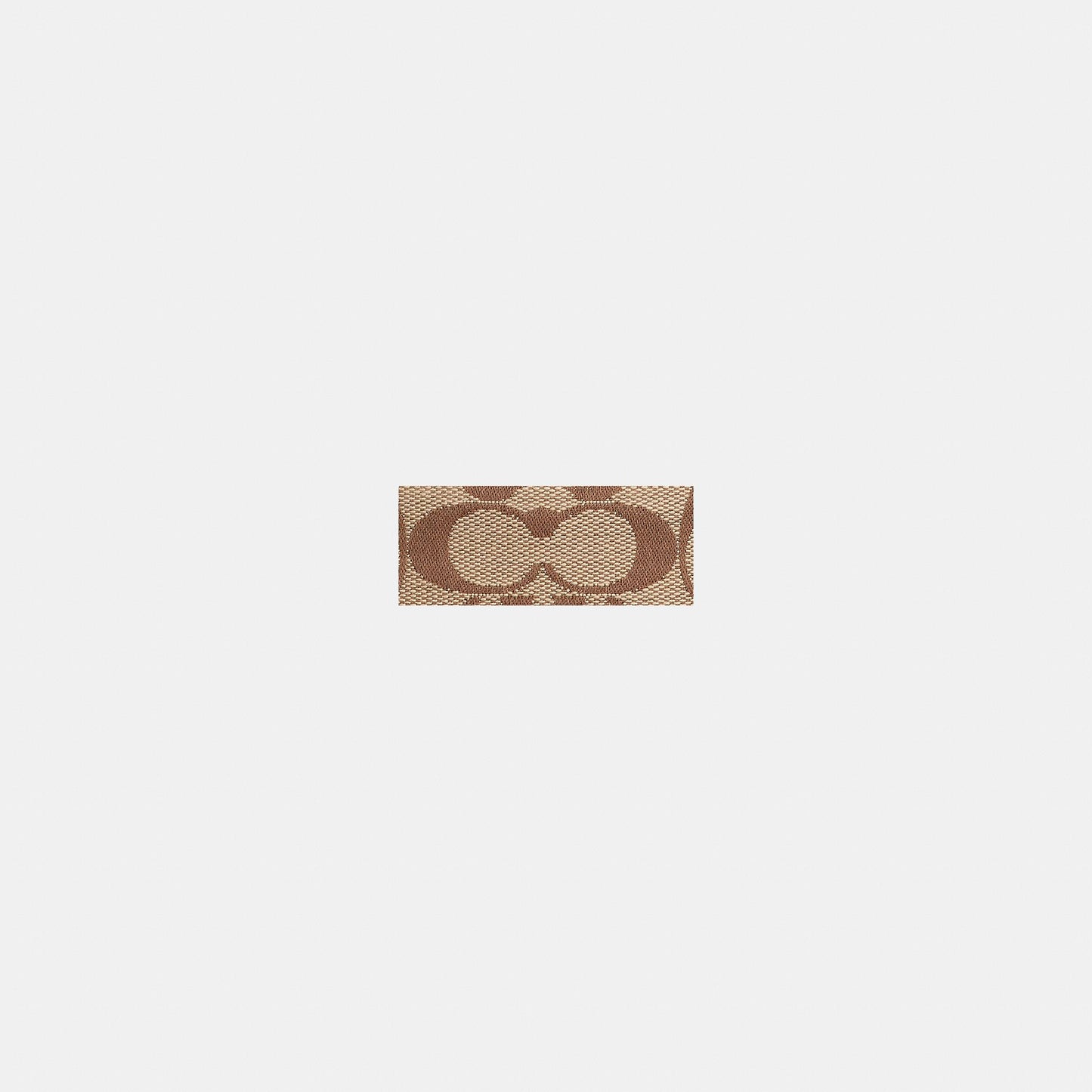 CES06-Essential Card Case in Signature Jacquard-B4/Khaki Light Peach