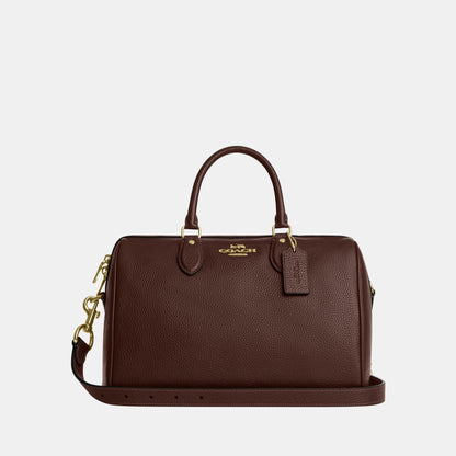 CES11-Rowan Large Satchel Bag-Im/Maple