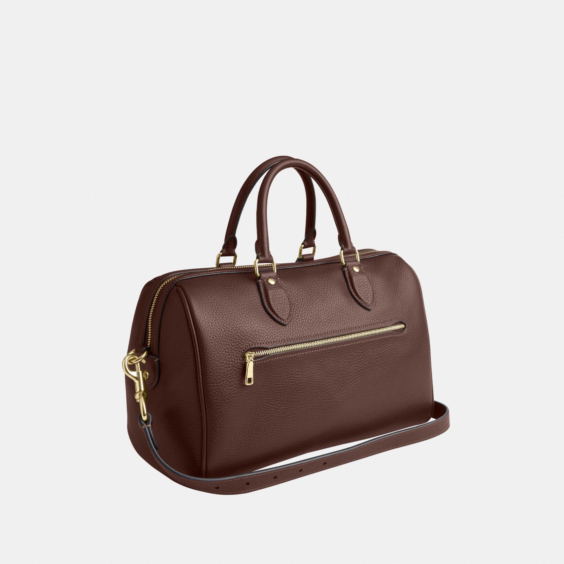 CES11-Rowan Large Satchel Bag-Im/Maple