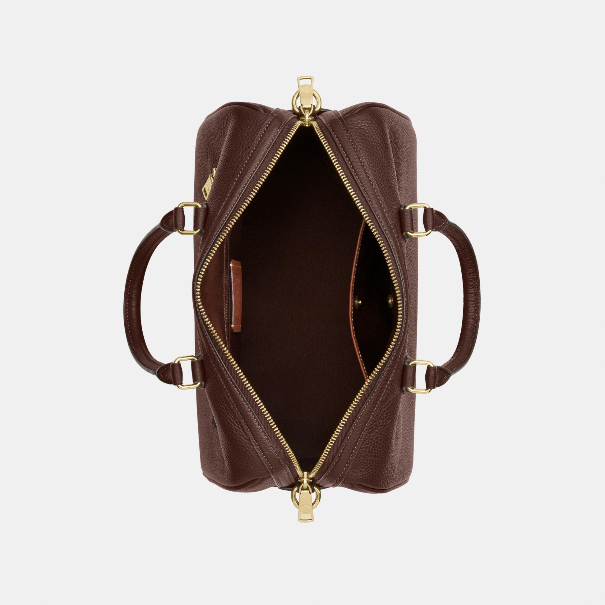 CES11-Rowan Large Satchel Bag-Im/Maple