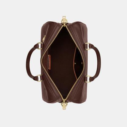 CES11-Rowan Large Satchel Bag-Im/Maple
