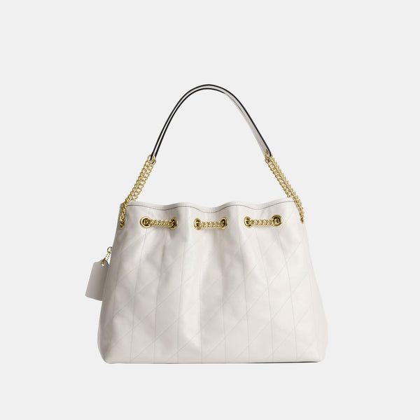 Evelyn Shoulder Bag with Quilting and Charm