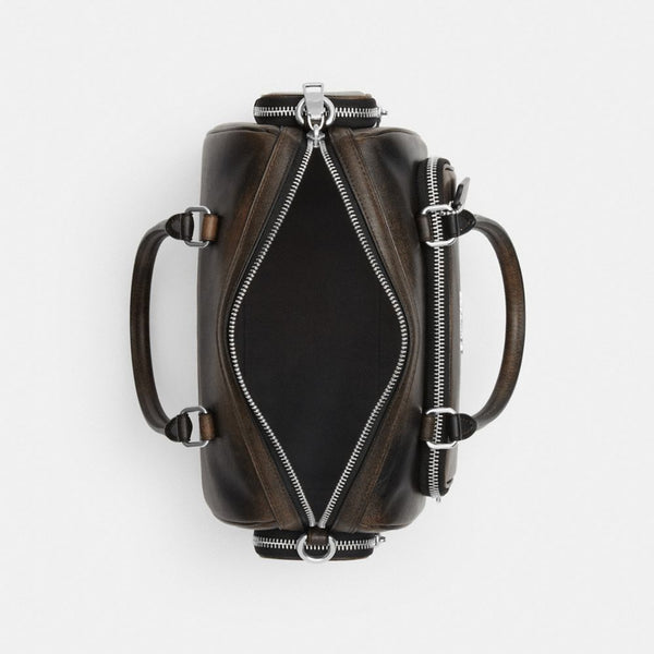 Rowan Satchel Bag With Pockets In Loved Leather