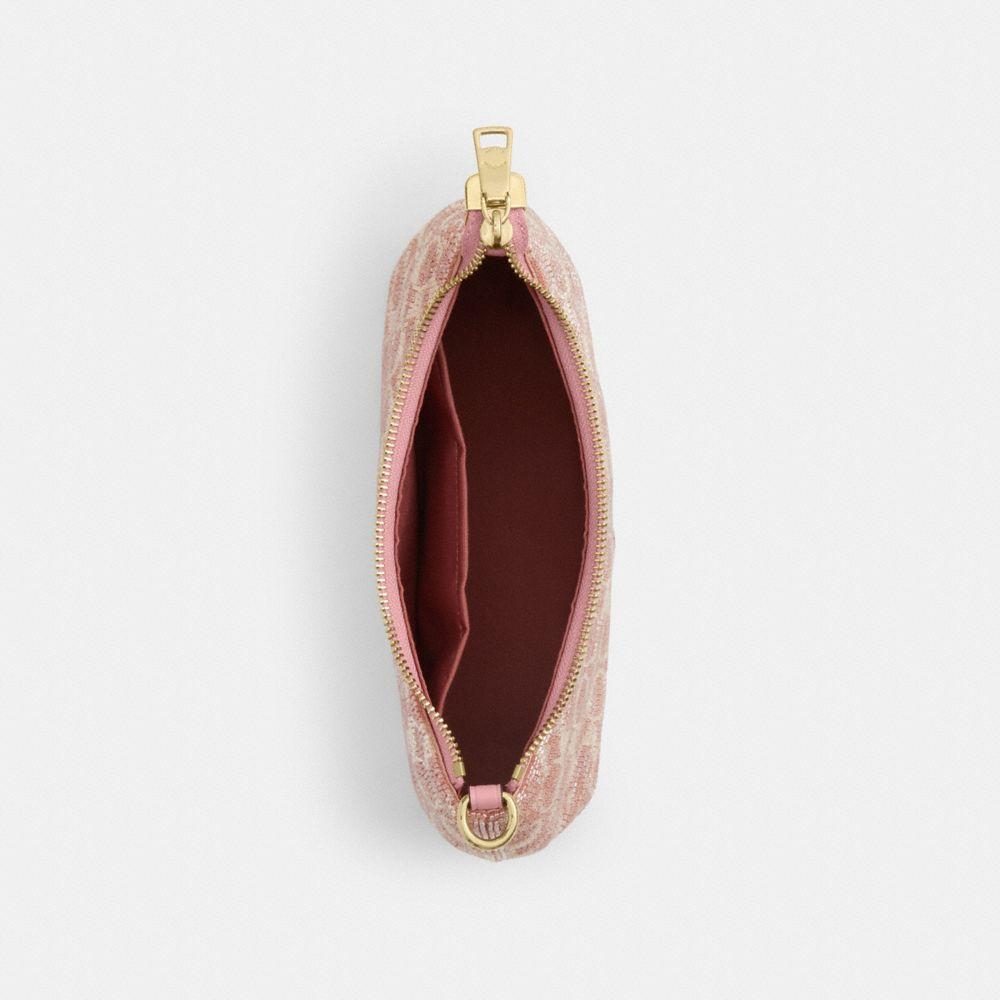 CET14-Teri Shoulder Bag in Signature Beaded Satin-Im/Pink