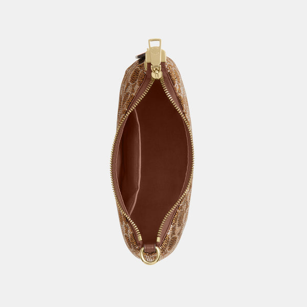 Teri Shoulder Bag in Signature Beaded Satin