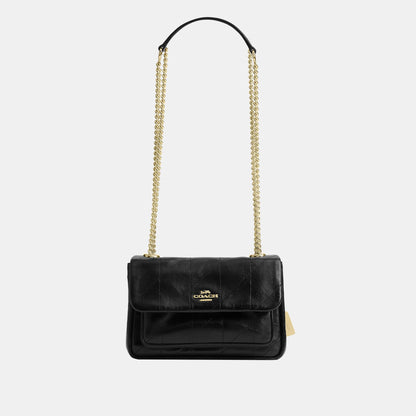 CEU14-Elodie Crossbody Bag 18 with Quilting-Im/Black