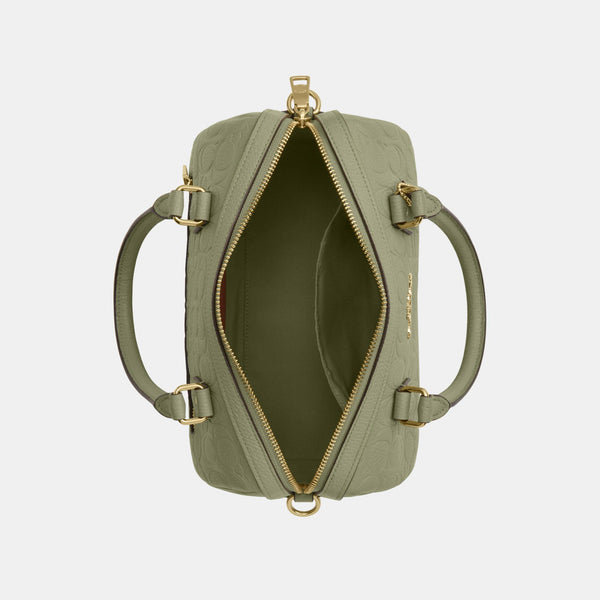 Rowan Satchel in Signature Pebbled Leather
