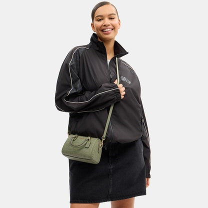 CEW07-Mini Rowan Crossbody in Signature Pebbled Leather-Im/Pistachio