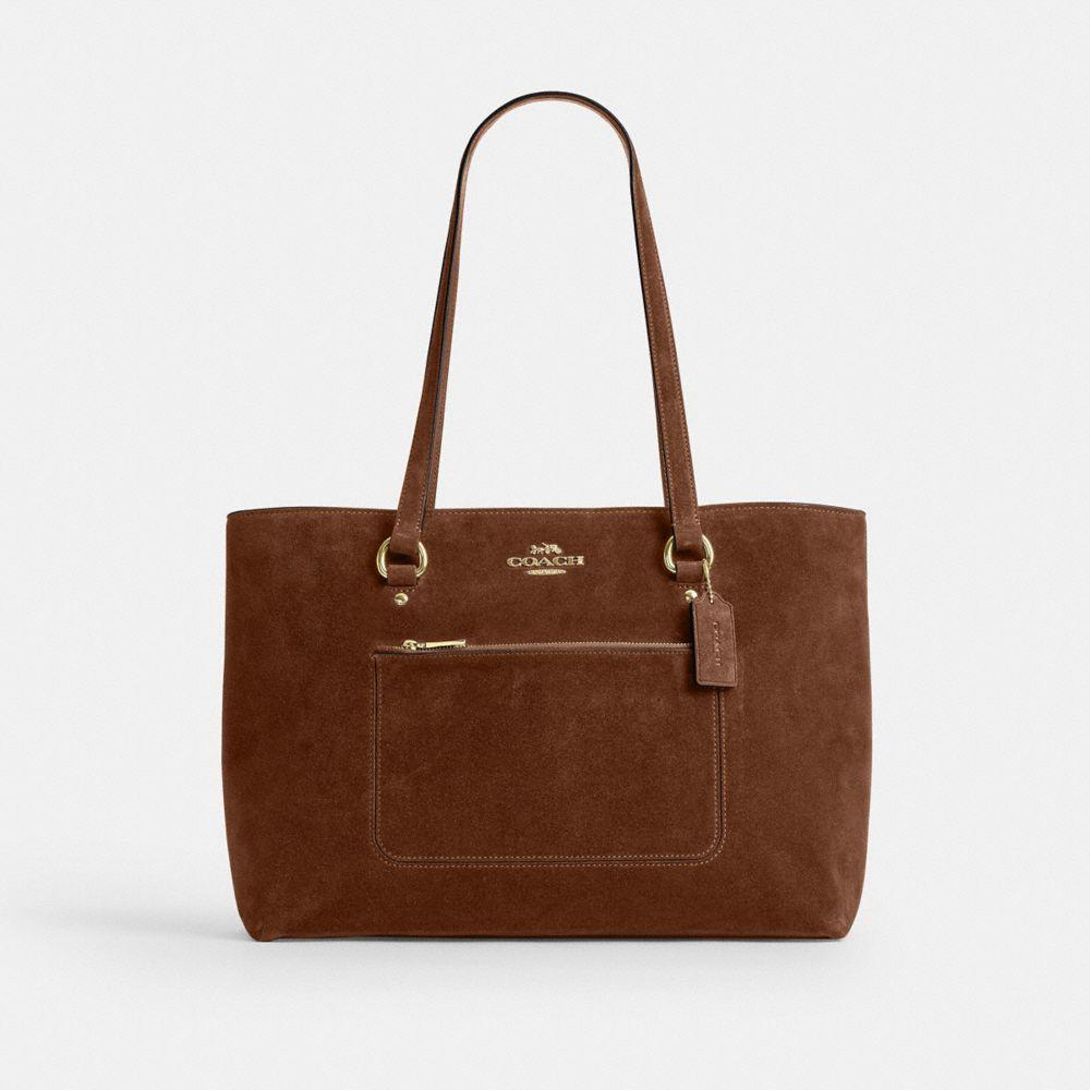 CEW20-Station Tote Bag-Im/Warm Brown